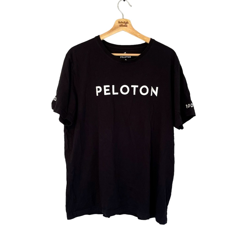 Peloton Official Century Black Graphic Tee Shirt in Unisex SIZE XL